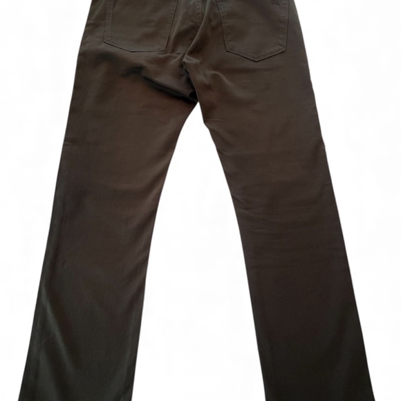 Dark Green / Brown DL1961 Slim Straight Pant Size 33X30 - Picture 4 of 12